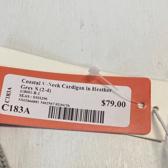 78 and Sunny Women's Gray Cardigan Sweater - Picture 7 of 7